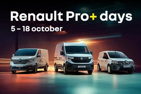 Renault Pro+ Days Event: Drive away with a great deal from the Renault LCV range!